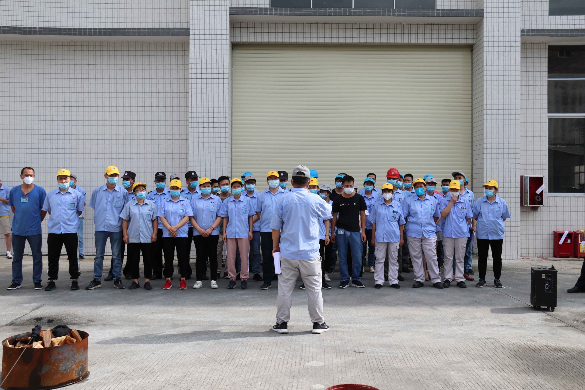 Fire drill for new employees
